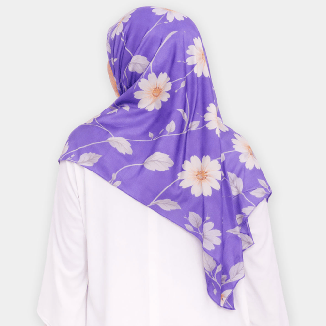 Hijab Segi Empat Custom Print