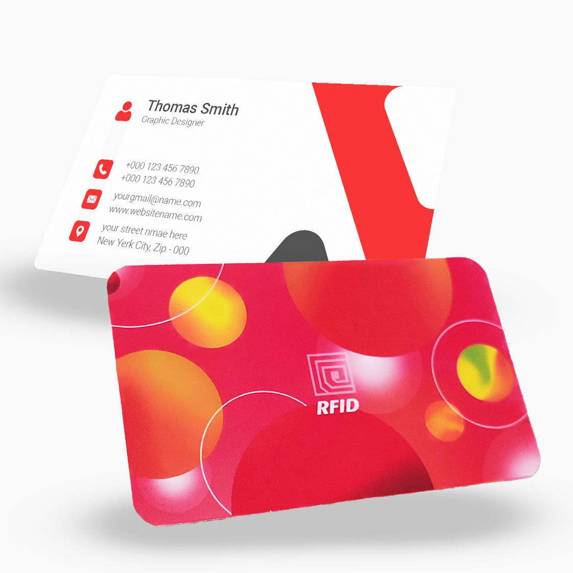 Kartu Nama Premium 1 Layer RFID NFC