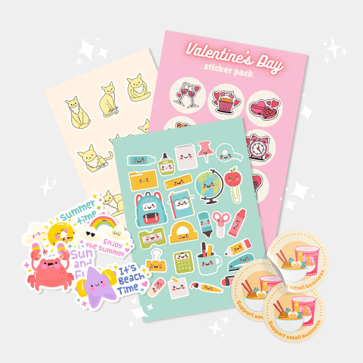 Sticker A3+ Warna A3+